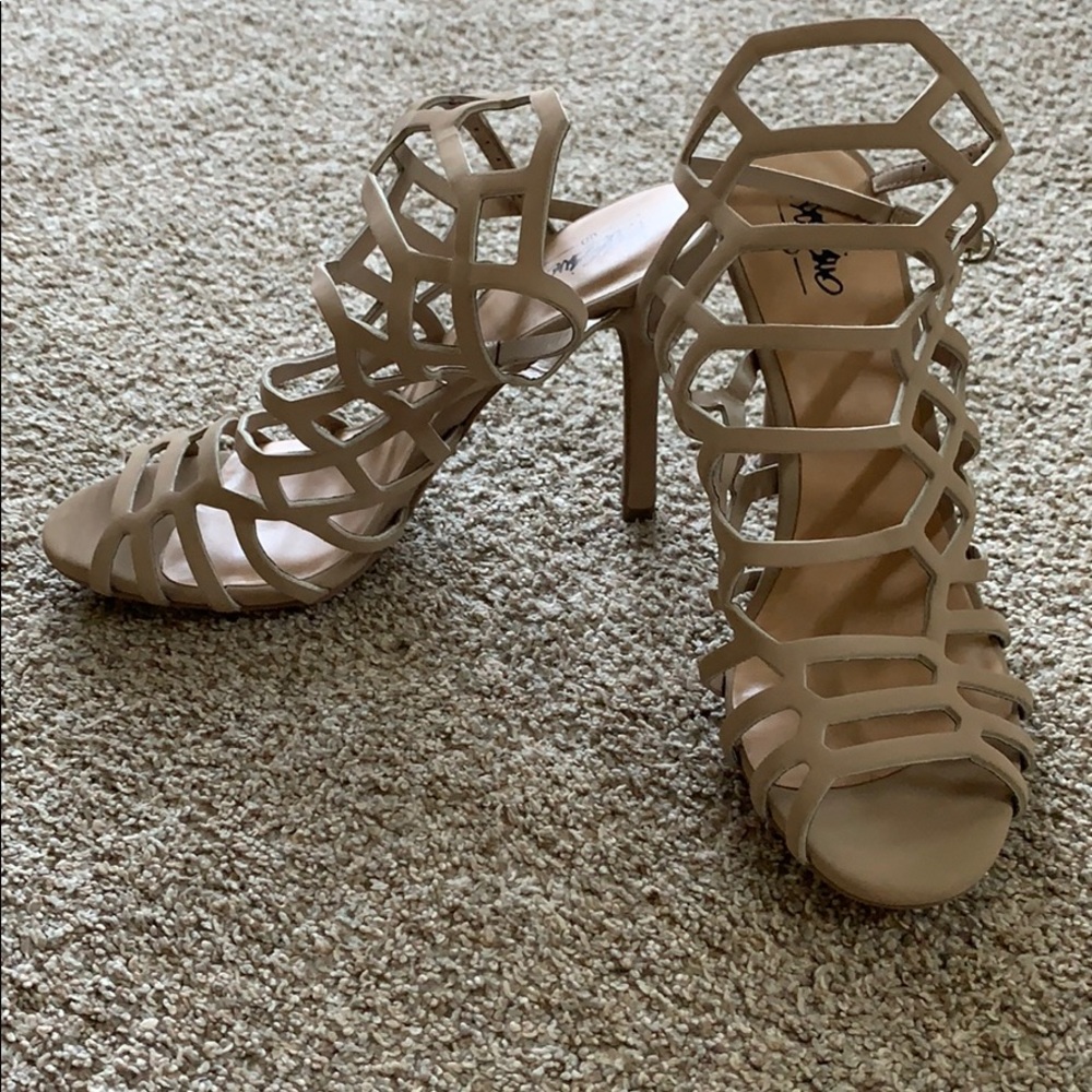 Lattice Peek Toe Stilettos